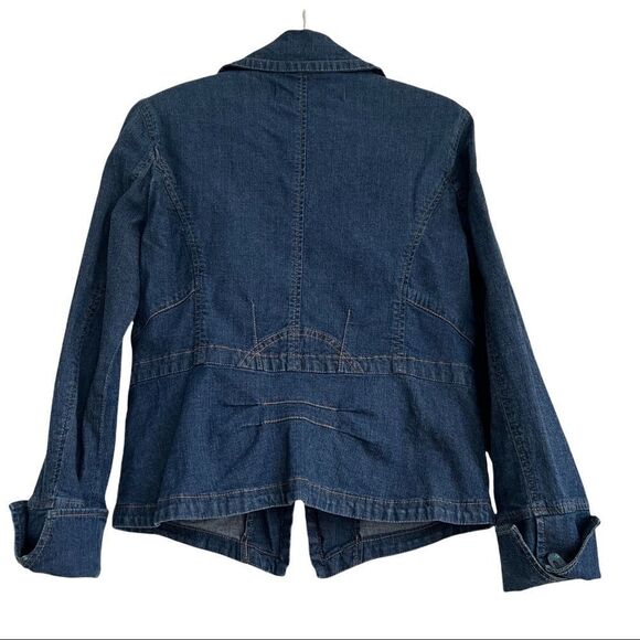 Vintage FDJ French Dressing Tailored Denim Jean Jacket Y2K Size 8 - Picture 2 of 4